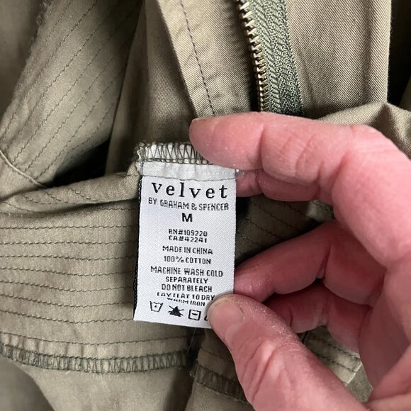 Velvet by Graham & Spencer ruby light-weight army jacket - Picture 4 of 6